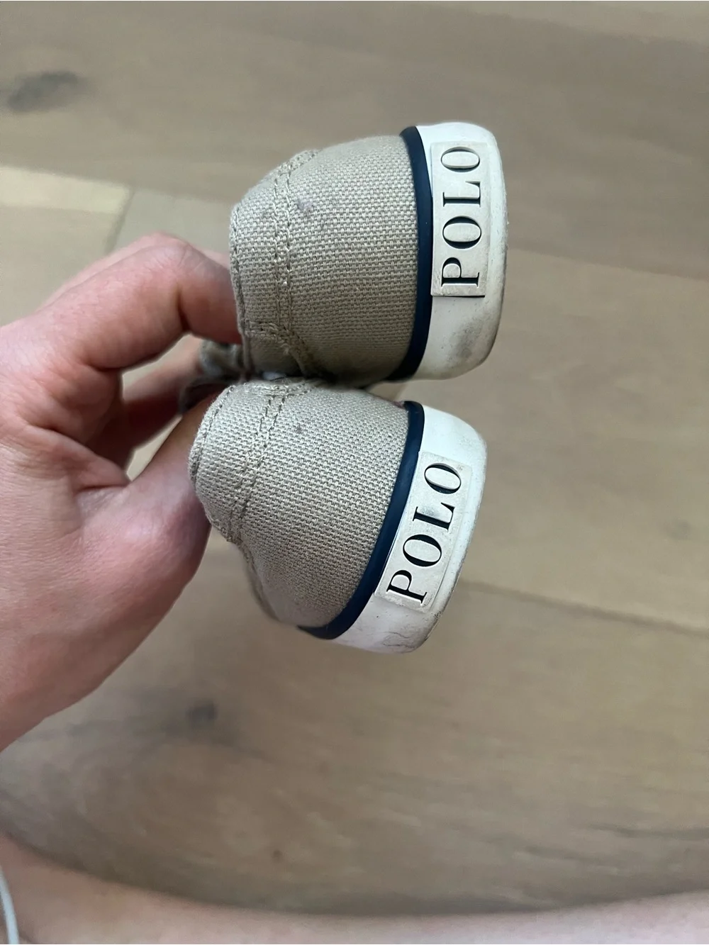 Polo Ralph Lauren tan canvas